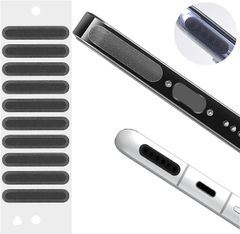 20 PCS Anti-Dust Speaker Mesh Stickers for Smartphones – Self Adhesive Sound Protector (10 Long + 10 Short) Compatible with Android & iPhone