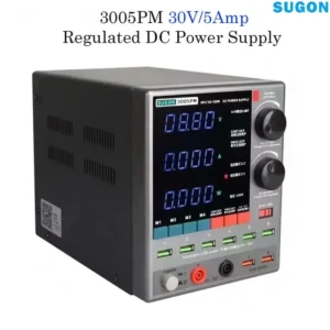 SUGON 3005PM Adjustable 30V 5A Digital DC Power Supply for Mobile Repair
